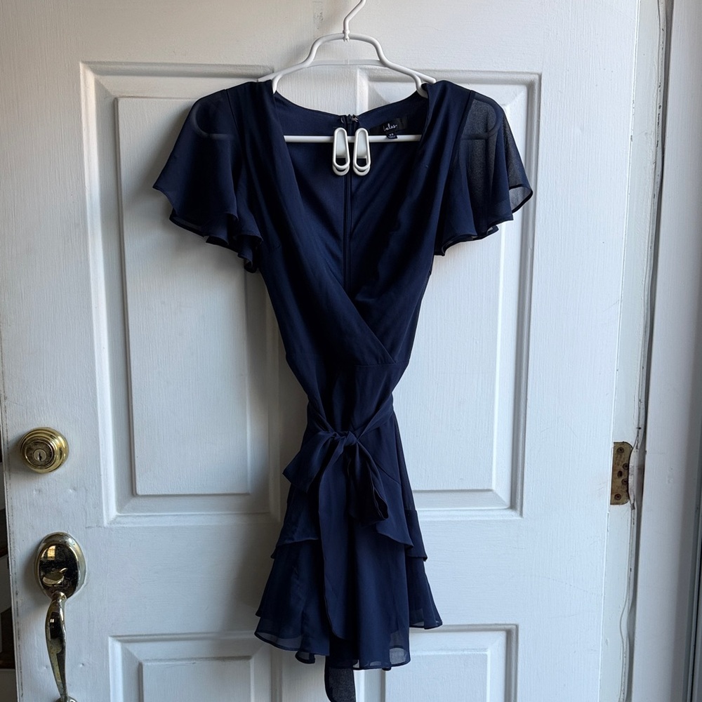 Lulu's Deep Navy Mini Dress